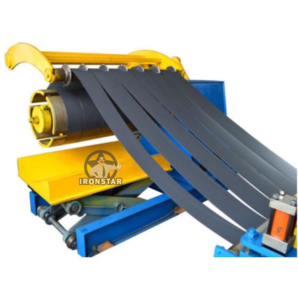 “11 Strips 0.3-0.8mm Thin Sheet Metal Slitting Machine Recoil Machine for Roll Forming Line Automatic Steel Coil Slitting and Rewinding Equipment High Precision Processing Line”