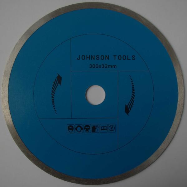 Johnsontools Continuous Rim Diamond Blade , Diamond Disc Blades OEM Acceptable