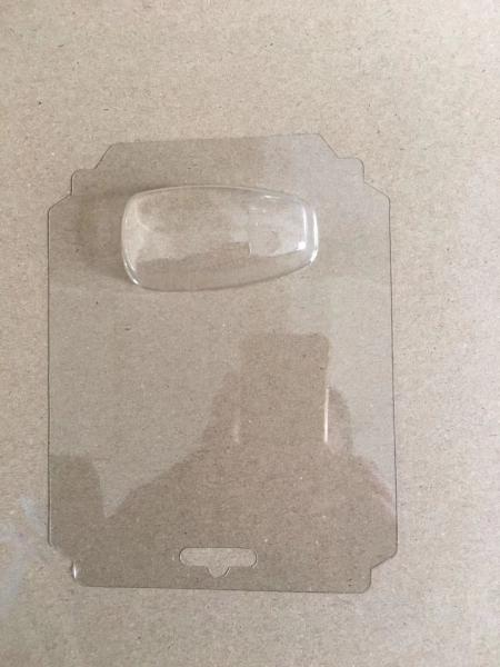 Beautiful Designed Plastic Blister Box Ageing Resistant Clear / Black Color