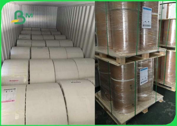 o papel de embalagem Rolls de 60gsm 120gsm Brown Para palhas 14mm 15mm FDA FSC aprovou