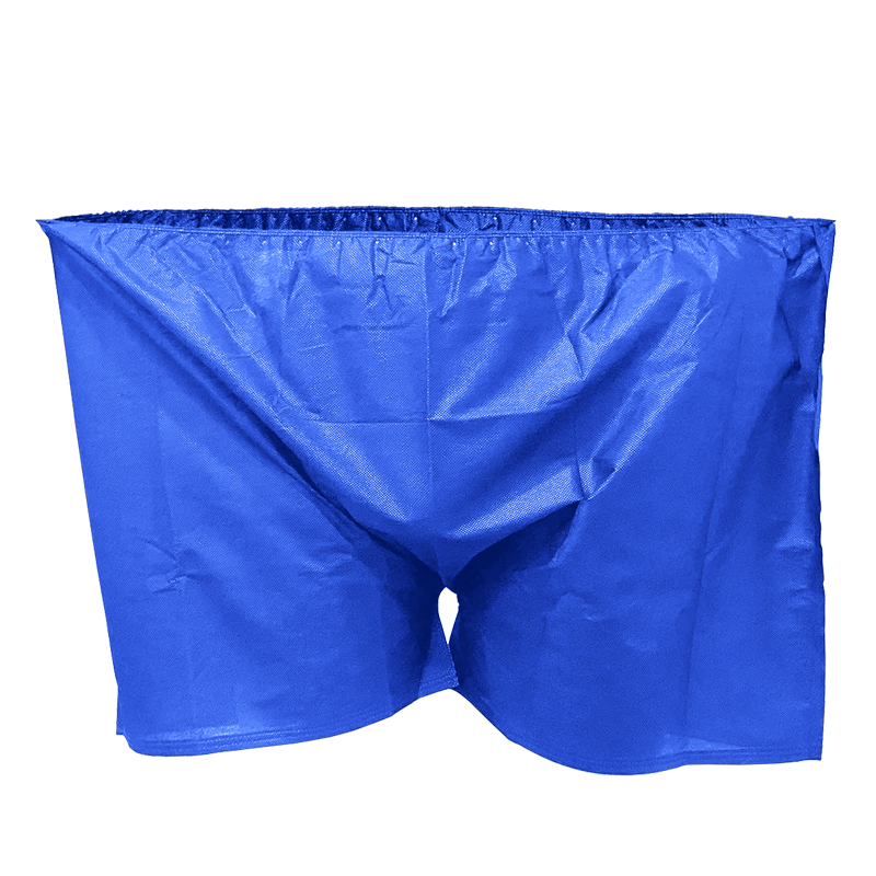 Hubei Haixn SMS Non-woven Disposable Colonoscopy Skirt Pants Women's Examination Colonoscopy Pants Men Patient Exam Wear