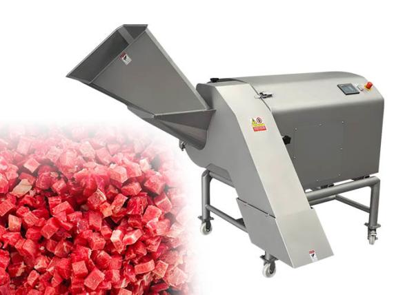 Multipurpose Three Dimension Frozen Meat Dicer Machine 1000KG/H with Adjustable cutting speed