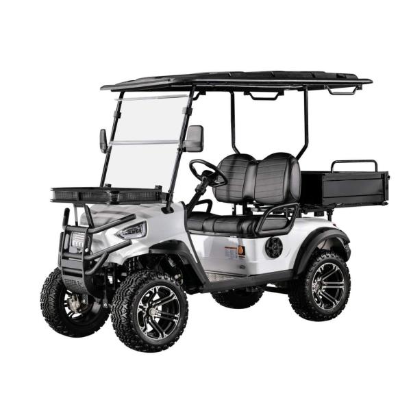 Hunting vehicle Buggy Off Road Electric Golf Cart  4-seater 2+2 seats cargo bucket without battery 4kw