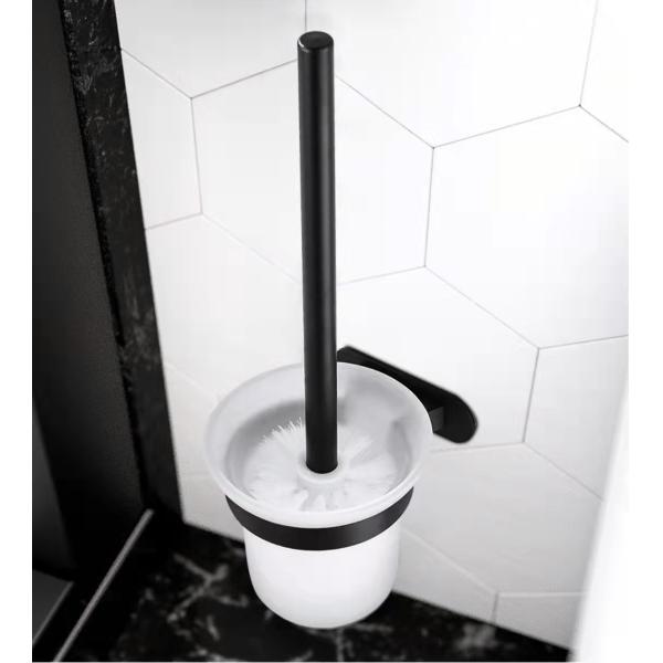 Modern Design Black Towel Rack Bathroom Set Accessories Flexible Installation Advantage