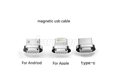 3 em 1 C.C. isolada de nylon 5V 2A do cabo do carregamento e de dados de USB para o tipo móbil de C