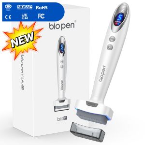Electroporation Microneedle Stamp Roller with Blue & Red Light Dual Phototherapy