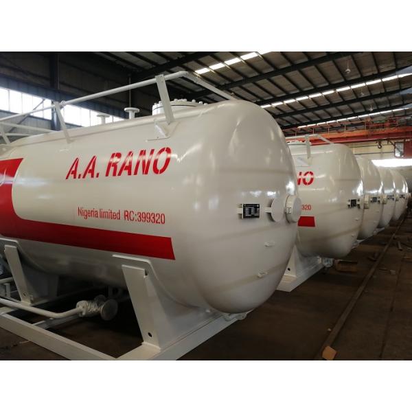 10000 Liters Gas LPG Tank For 5mt Completed Propane Gas Filling Plant