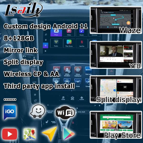 Интерфейс GPS carplay, 8+128GB Android 13 интерфейс навигационной коробки для Infiniti Q50 / Q60