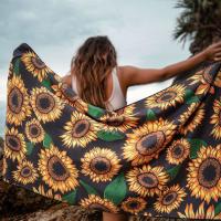 Serviette personnalisée avec design gratuit et impression de logo, expédition rapide, grande serviette de plage en microfibre imprimée pour l'été