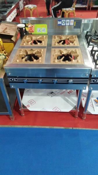 nature gas stainless steel stoven 750x840x780mm designed assmbled