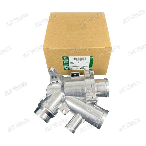 LR032135 LR035124 AJ812976 3.0 V6 5.0 V8 Aluminum Thermostat Housing For Range Rover
