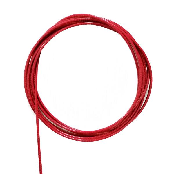 Résistance câble en acier recouvert de plastique câble en acier galvanisé revêtu de PVC