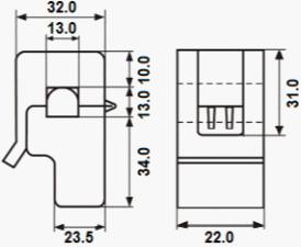 High Accuracy Split Core Current Sensor 100A Low Energy Consumption
