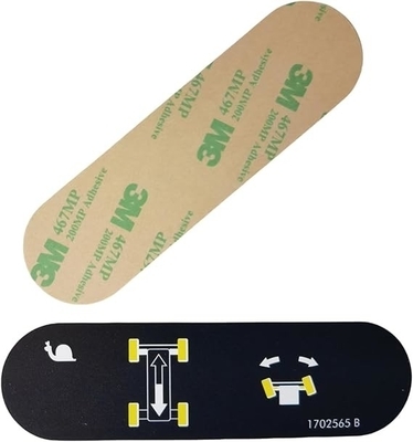 1702565 JLG Drive Steer Decal Irregular Shape Scratch Resistant With Multiple Color