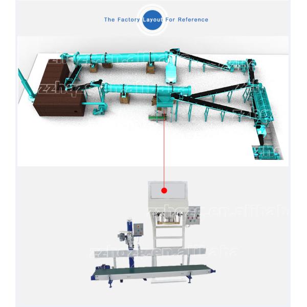 25-50KG High Speed Fertilier Powder and Granule Packing Machine at Fertilzier productionline