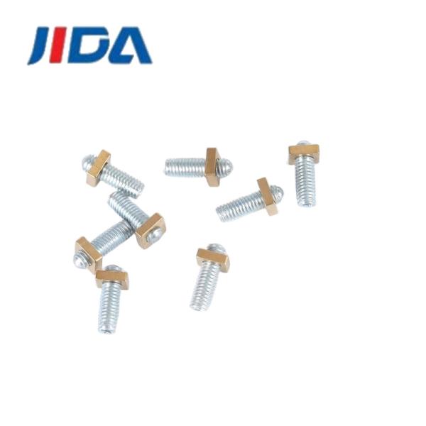 SUS304 Stainless Steel M3 10mm Screw Flat Head For Miniature Circuit Breaker