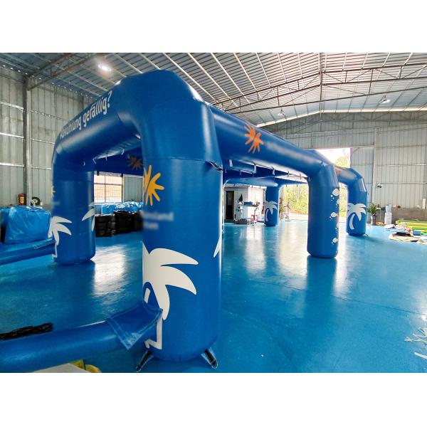 Resistencia al viento Tienda de niebla inflable Eventos al aire libre Estaciones de niebla de enfriamiento portátiles con bomba de presión de chorro de agua