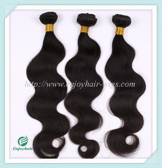 Malaysian 5A virgin hair body wave weft natural color(can be dye) 10''-26''hair extension