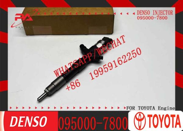 Inyector de combustible diesel Encuentro de inyectores de tren común 095000-7801 095000-7800 23670-30310 para TOYOTA Hiace 2KD-FTV Euro IV