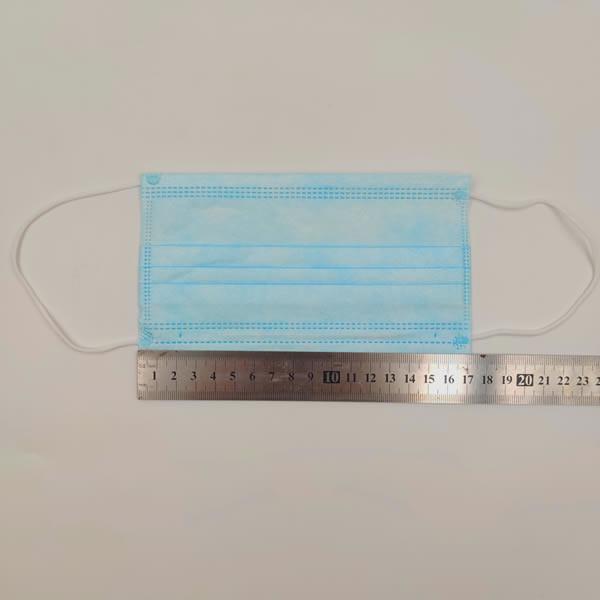 3 Ply Disposable Face Mask Non Woven Fabric For Medical Food And Beauty Industry