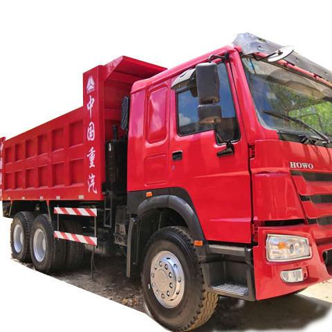 Sinotruk 10 Wheel 6X4 371HP e Usado HOWO Dump Truck com Design de Pneus Sem Tubos