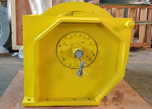 O único cilindro 10 Ton Hydraulic Winch, guincho hidráulico de 20000 libras para o porto do estaleiro sulcou