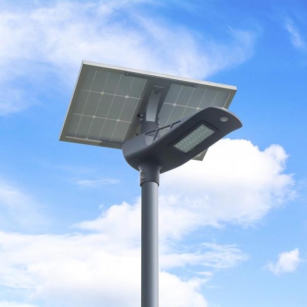 Intelligent Solar LED Road Light , RA80 40W Motion Sensor LED Street Light