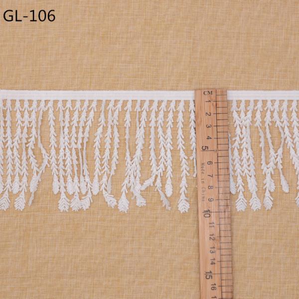 Отделка края вязания крючком шнурка моды GL-101 длинная