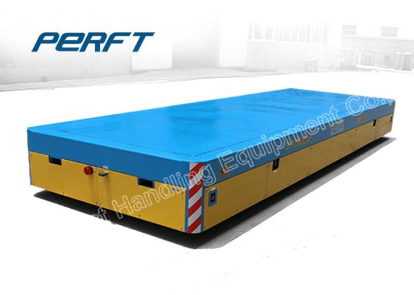 Automated Guided Vehicles-A trackless electric flat transfer cart for industrial material handling