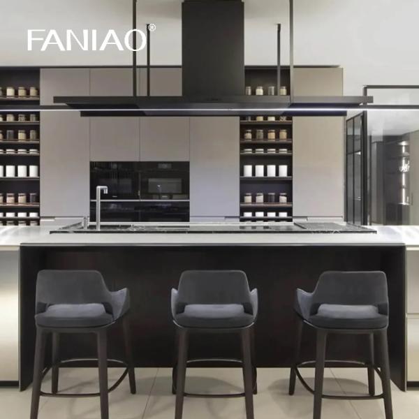 Smart Stainless Steel Kitchen Cabinet Interior Design Custom Metal Aluminium Kitchen Cabinet For Middle East