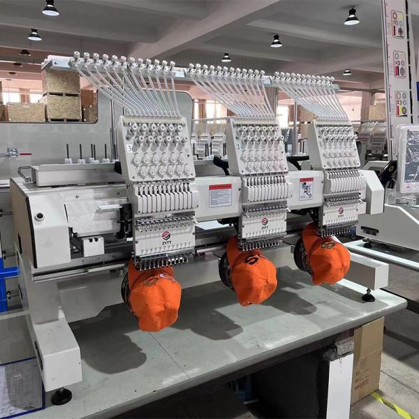 Automatic Computerised Embroidery Machine For Sweaters 4 Head Caps Screen