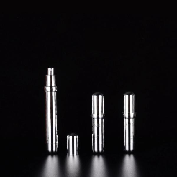 PP 15ml 20ml 30ml Airless Lotion Pump Bottle Cylinder Shape (MC-203)