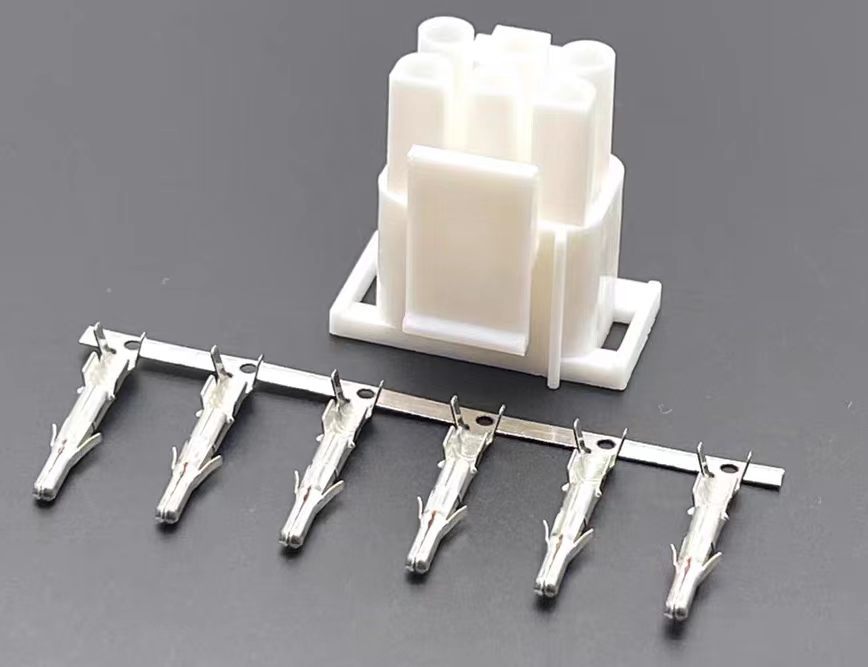 Yaskawa 5 Series 6-pin Servo Motor Connector with Brake Plug 350781-1 for 1000V Applications