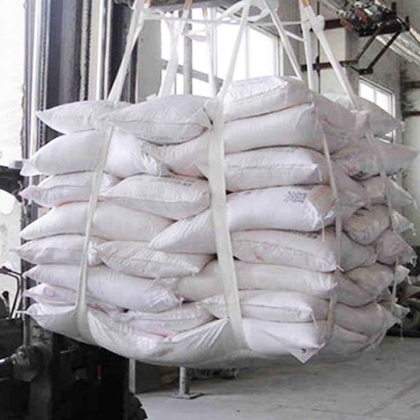 PP Flat Bottom Sling Bag 1 Ton For Sand Cement Sugar Salt 4 Side Seam Loop