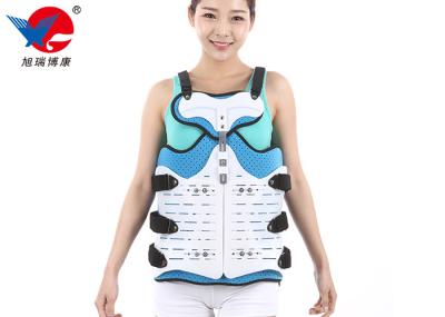 Flannel And PVC Thoracic Lumbar Sacral Orthosis Brace For Lower Back Pain Treatment