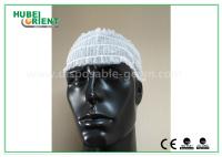 Comodidade doméstica Banda de cabelo não tecido branco / preto com boa elasticidade