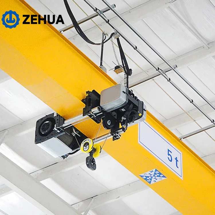 New Design European Double Girder Overhead Crane 10-30 Ton PLC-controlled Gear-driven Motor Engine Powered High Efficiency