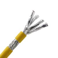 O dobro do cabo do twisted pair CAT6A CAT7 CAT8 protegeu PVC SFTP 23AWG