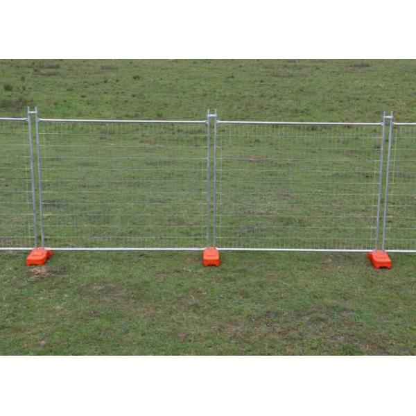 Temporary Wire Fence / Construction Site Fence Panels Excellent Rust Protection