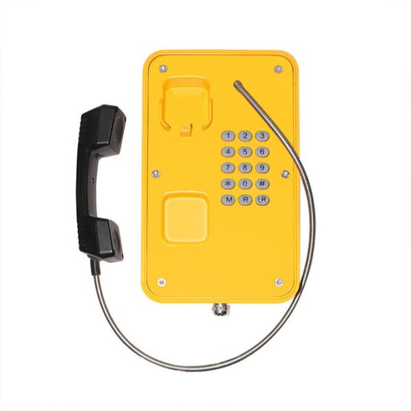 Résistant d'humidité extérieur de téléphone de PETITE GORGÉE de PoE avec des boutons de secours