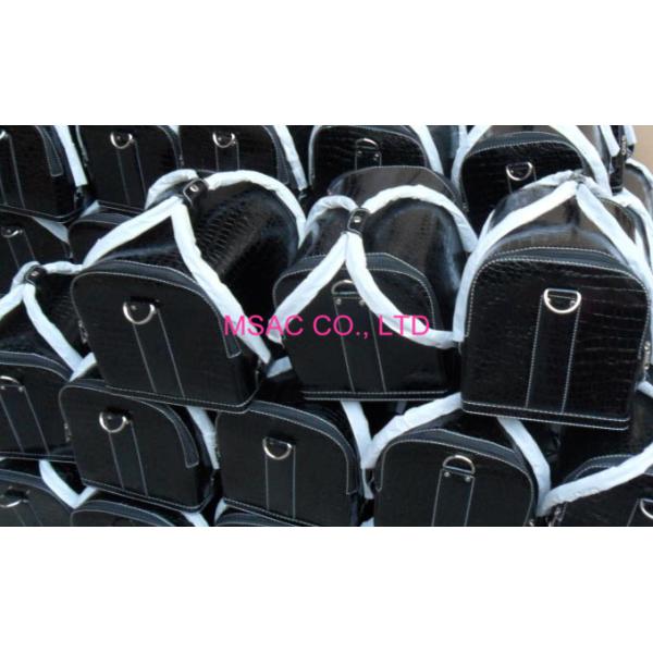 Сумки красного перемещения красоты косметические, случай поезда крокодила кожаный косметический