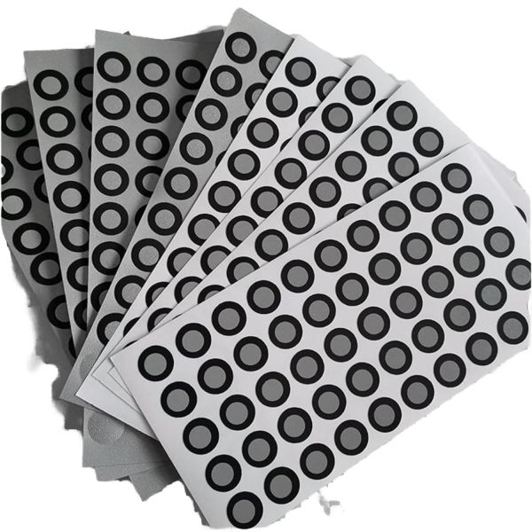 3D Scanner Markers Diffuse Reflection 3D Scanner Dot Positioning Targets Double Sided Silicone Adhesive EVA for Masking Use