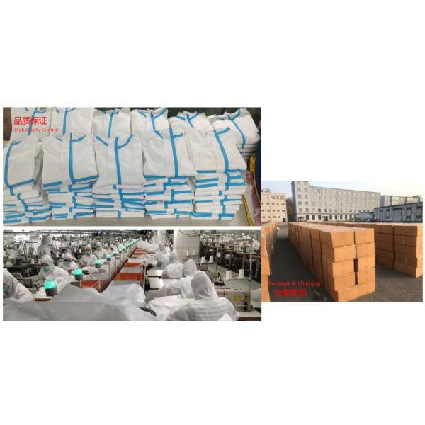 CE and FDA approval anti COVID-19 PP + PE Coveralls Adult Size