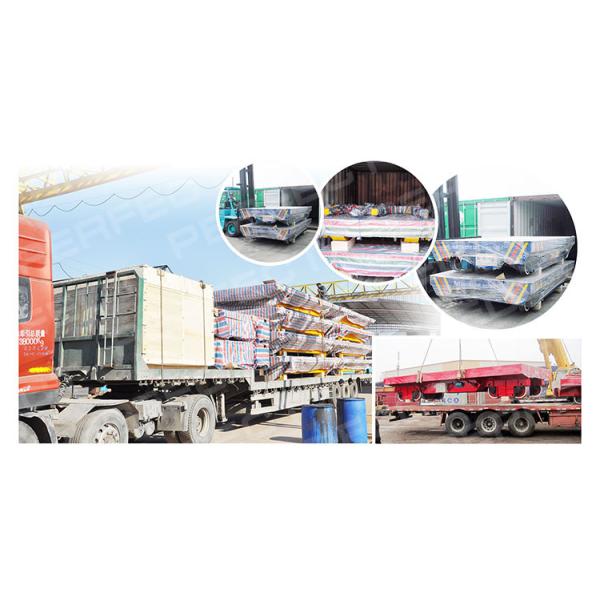 Motorized Heavy Duty Plant Trailer Versatile Track Carriage For Warehouse