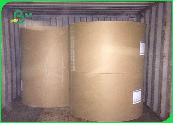 40 - 80 GSM Food Grade Paper Roll White / Brown Color Grease Proof