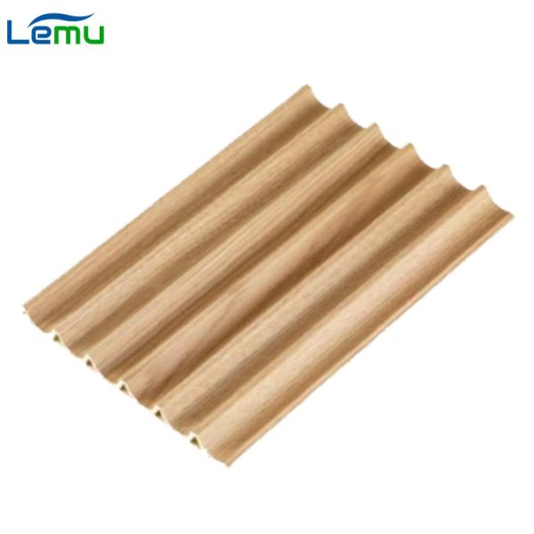 200 Inner Semicircle WPC Wall Panel for Interior Wall Cladding in Home and Mall Design