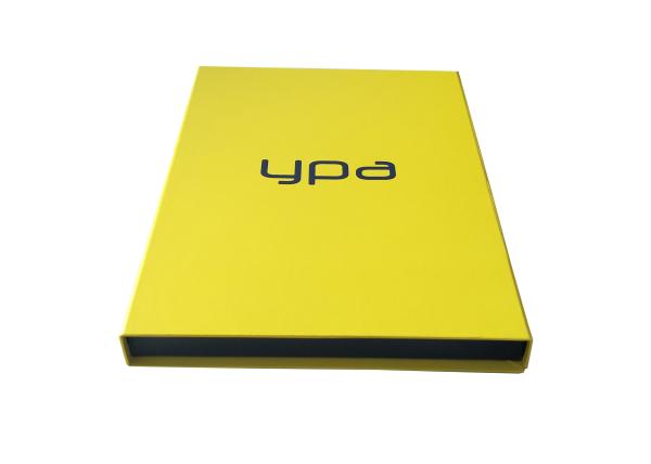 Magnet Closure Book Shaped Box Matte / Glossy Lamination Brochure Packaging