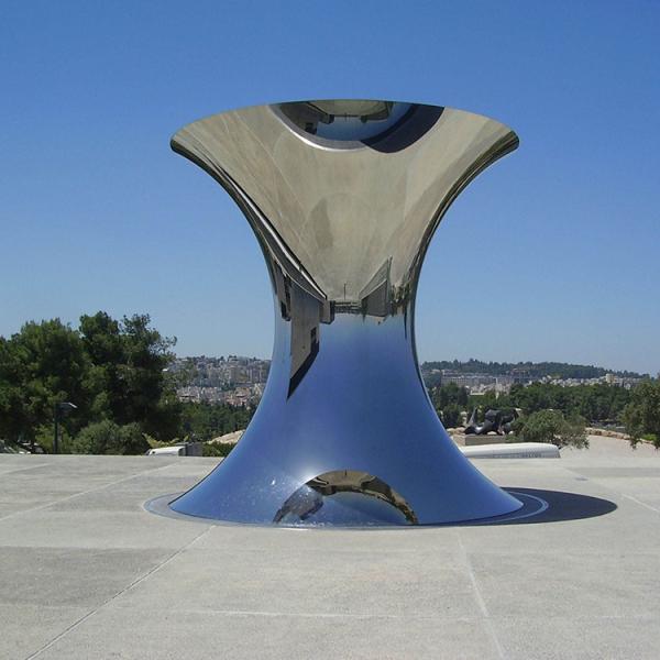 Outdoor Abstract 316 Stainless Steel Statue Mirror Polished
