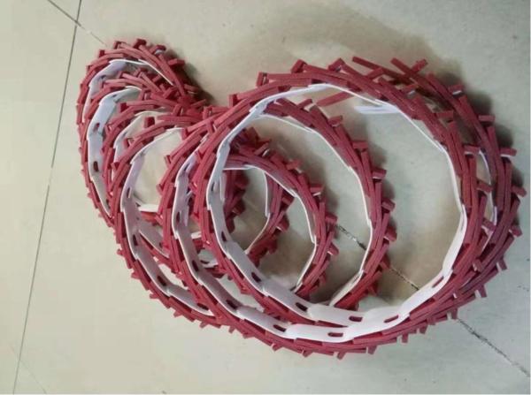 Low Maintenance PU Transmission Belt , Link V Belts Top PTFE Material