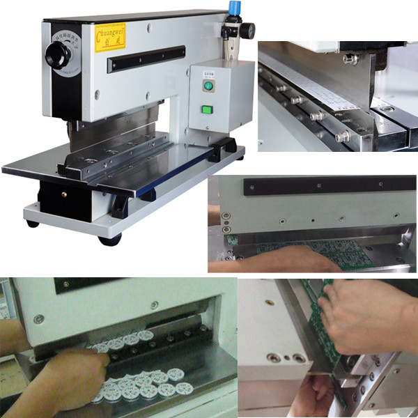 V-Cut PCB Separator with Linear Blades Protect Component,PCB Depaneling Equipment